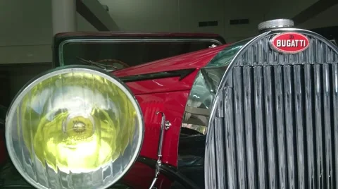 Vintage Bugatti Stock Footage 66428004