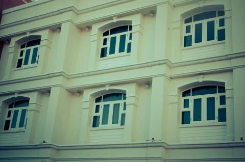 Vintage Building window Stock Photos