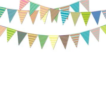 Vintage bunting flags Stock-Illustration