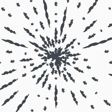 Vintage bursting rays - design elements for your design. イラスト素材