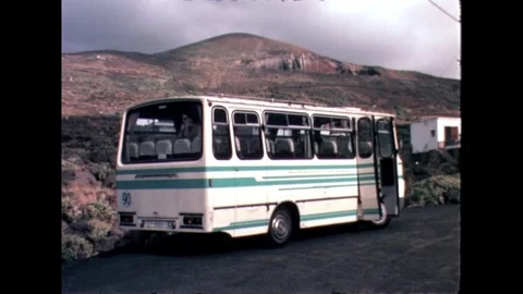 Vintage Bus Stock Footage 278217096
