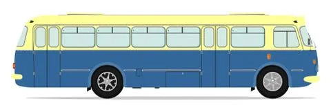 Vintage bus Stock Illustration