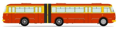 Vintage bus Illustrazione stock