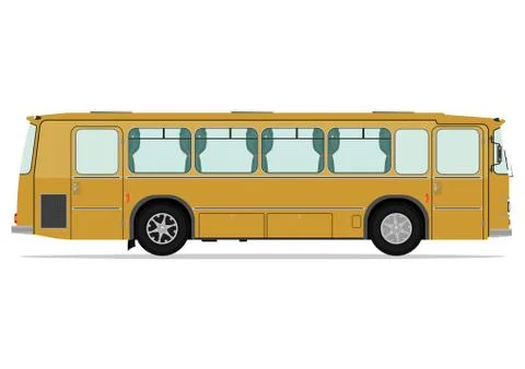 Vintage bus Stock Illustration