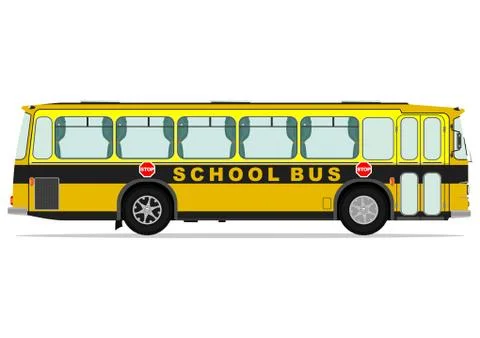 Vintage bus Stock Illustration