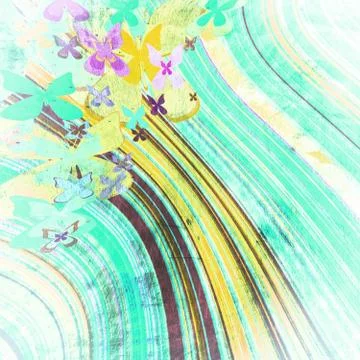 Vintage butterfly Stock Illustration