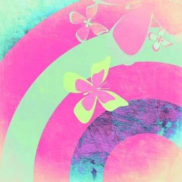 Vintage butterfly Stock Illustration
