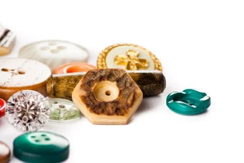 Vintage buttons Stock Photos