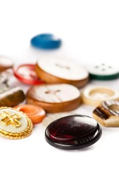 Vintage buttons Stock Photos