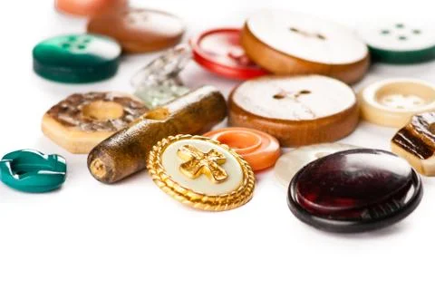 Vintage buttons Stock Photos