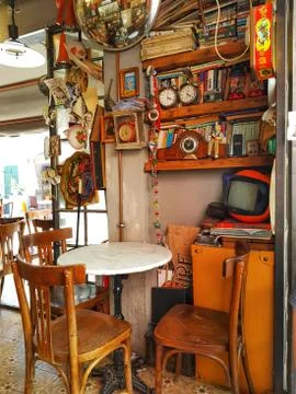 Vintage cafe Stock Photos