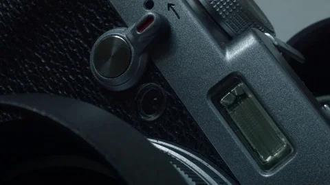 Vintage camera, close-up Stock Footage 70548842