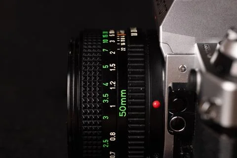 Vintage Camera Close-Up Stock Photos