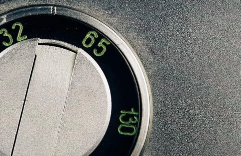 Vintage camera elements close-up Stock Photos