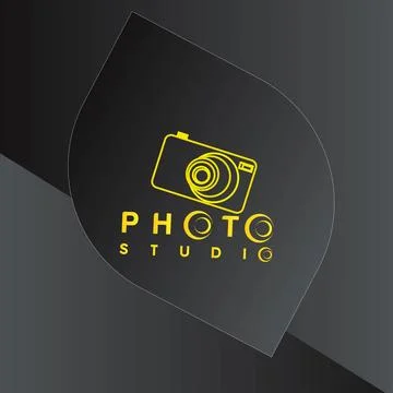 Vintage Camera Logo Stock Illustration