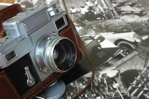 Vintage camera Stock Photos
