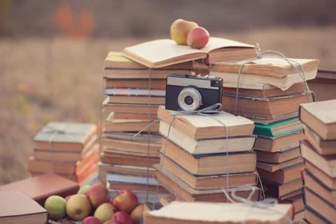 Vintage camera Stock Photos