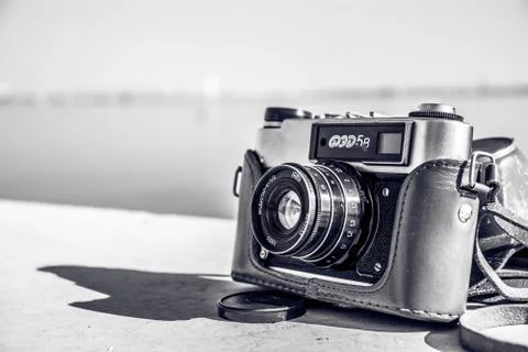 Vintage camera Stock-Fotos