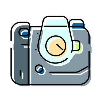 Vintage camera technology capturing digital photography memories 스톡 일러스트