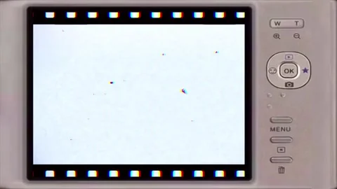 Vintage Camera Viewfinder Overlay, Nostalgic Video Effect Stock Footage 340016443