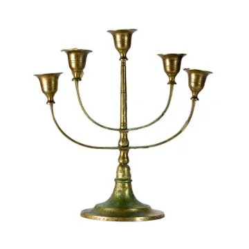 Vintage candlestick Stock Photos