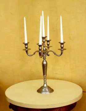 Vintage candlestick Stock Photos