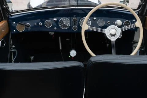 Vintage car detail Stock Photos