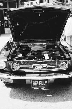 Vintage car engine Stock Photos