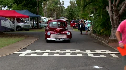 Vintage Car Stock Footage 58712296