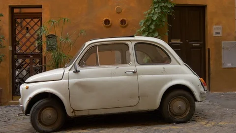 Vintage car Stock Footage 87665114