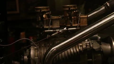 Vintage car up Stock-Footage 161927473