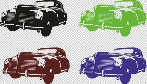 Vintage car Stock Illustration