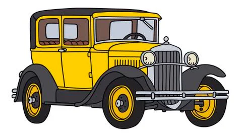 Vintage car Stock Illustration