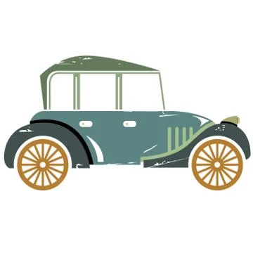 Vintage car Stock Illustration