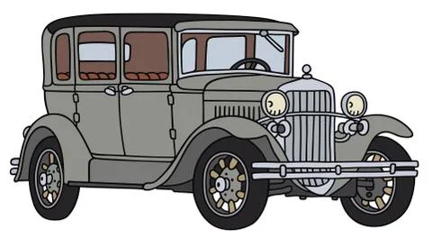 Vintage car Stock Illustration