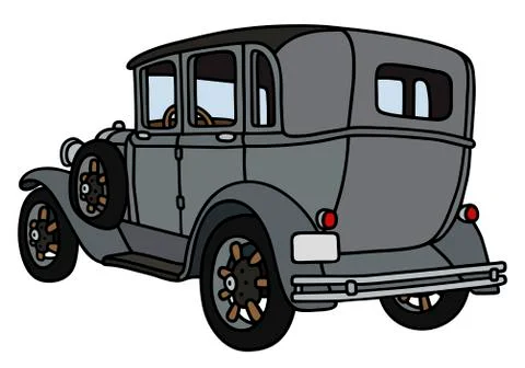 Vintage car Stock Illustration