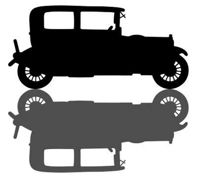 Vintage car Stock Illustration