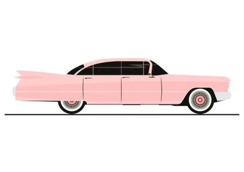 Vintage car. Stock Illustration