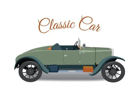 Vintage Car Illustrazione stock
