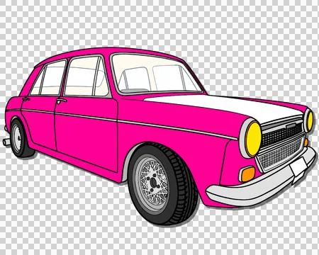 Vintage car Illustrazione stock