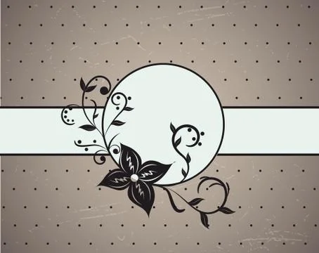 Vintage card Stock Illustration