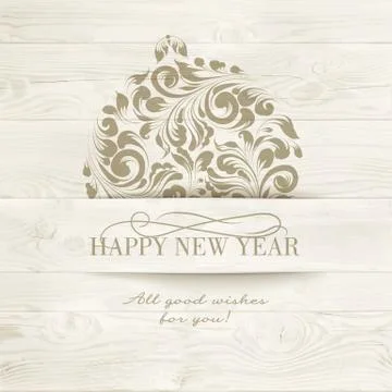 Vintage card Stock Illustration