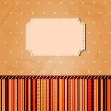 Vintage card Stock Illustration