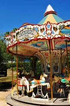 Vintage carousel Stock Photos