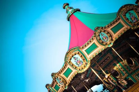 Vintage carousel Stock Photos