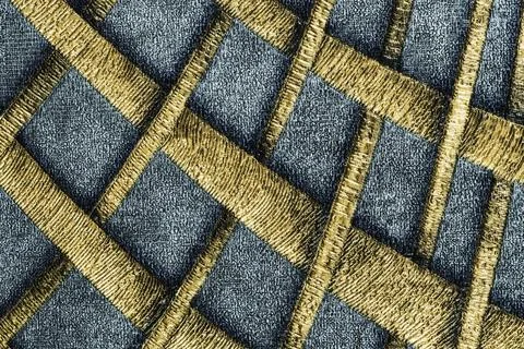 Vintage Carpet Texture Background with Damask Seamless Pattern Stock Photos