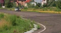 Vintage cars pursuit. Bentley R Type Citroen 11B Volkswagen Beetle HD Footage
