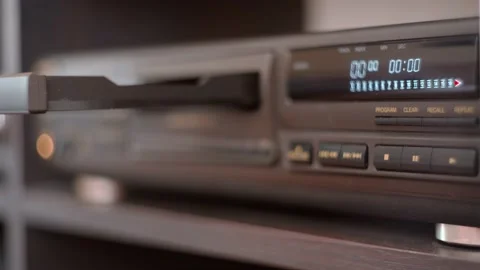 The vintage CD player is back in production Stock Footage 160624399