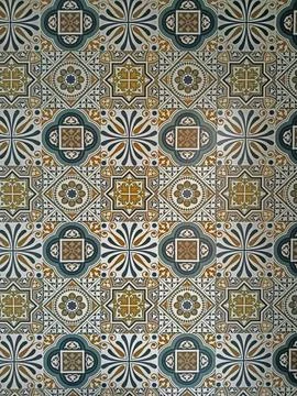 Vintage ceramic pattern background Foto stock