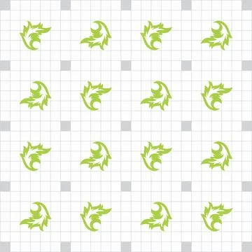 Vintage ceramic tile floral pattern Stock Illustration